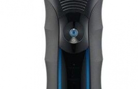 The Braun 330S electric shaver with LED display.